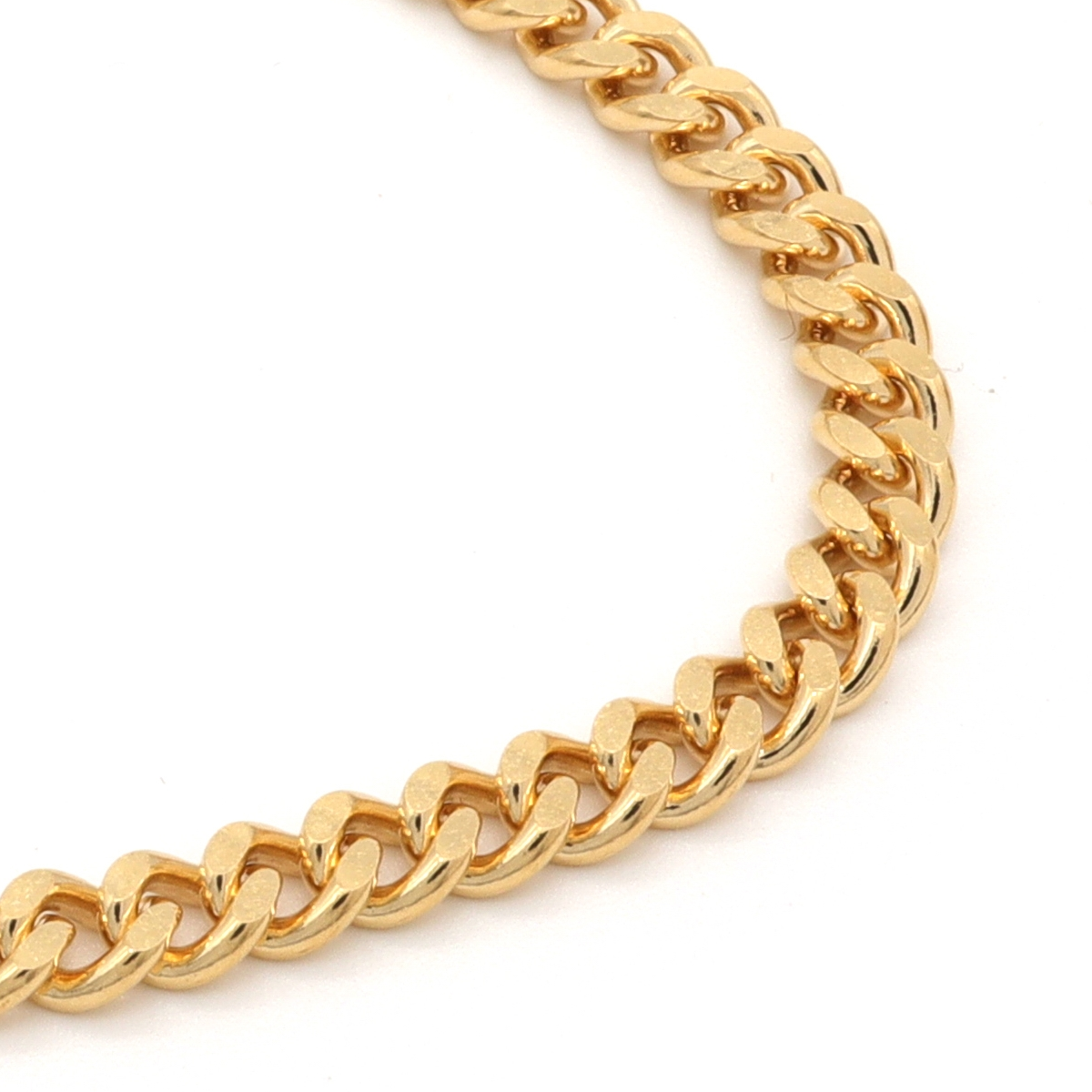 18K Gold Curb Japan Chain